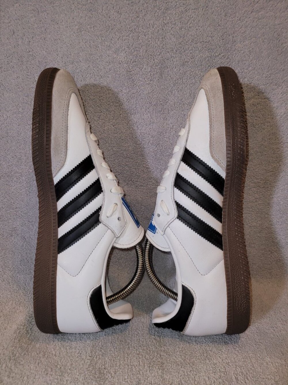 Adidas Originals Samba OG White Black Gum Men’s Size 9.5 Sneaker B75806 - Picture 10 of 15